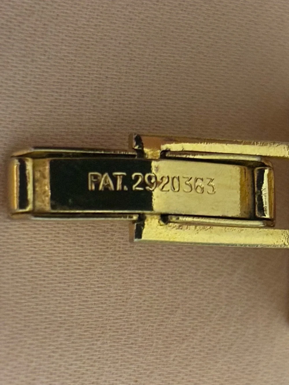 Gold-Tone Black Square Cufflinks with Accent Detail